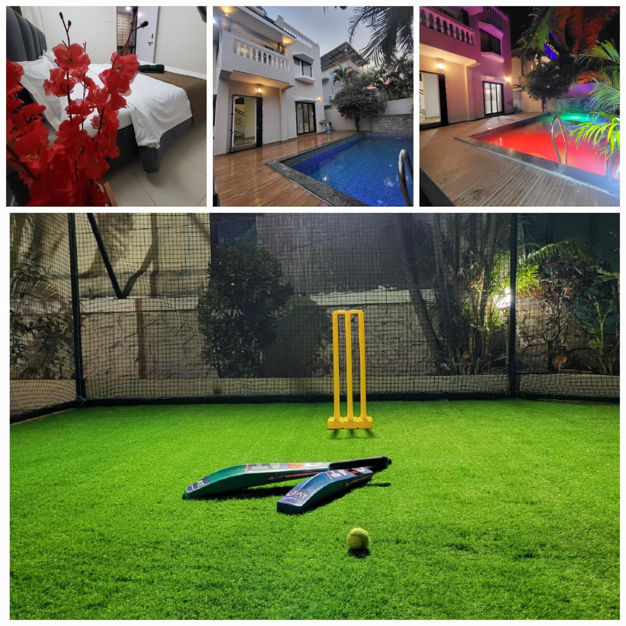 The Perfect Stays Para Disco Big Pool Cricket Turf Villa Lonavala Buitenkant foto
